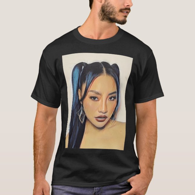 T-shirt portrait de Nancy Xu (Devant)
