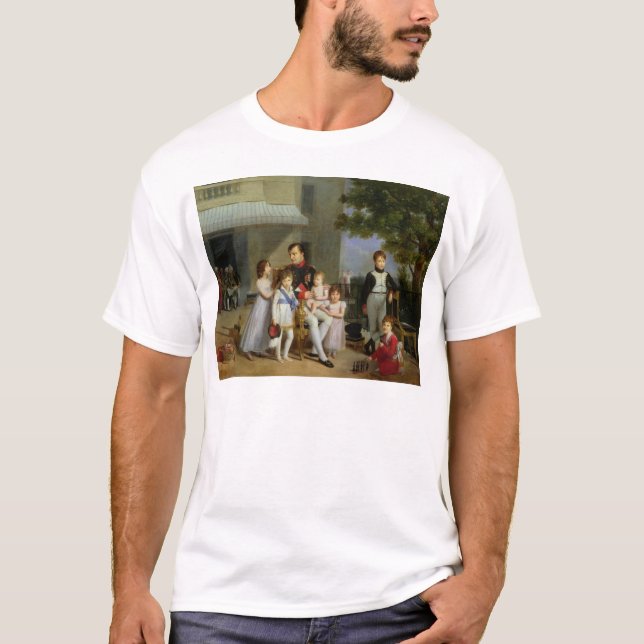 T-shirt Portrait de Napoleon Bonaparte avec ses neveux (Devant)