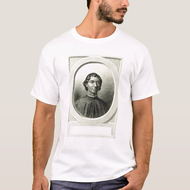 T-shirt Portrait de Niccolo Machiavelli (Devant)