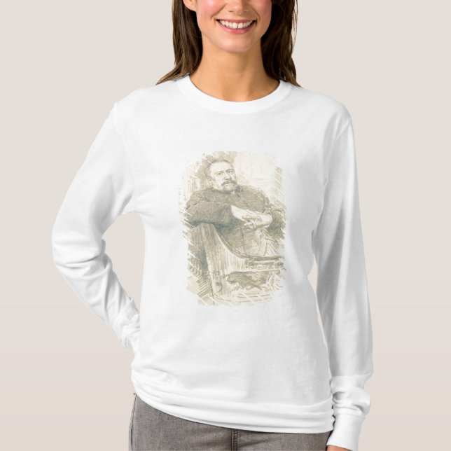 T-shirt Portrait de Nikolaj Leskov, 1889 (Devant)