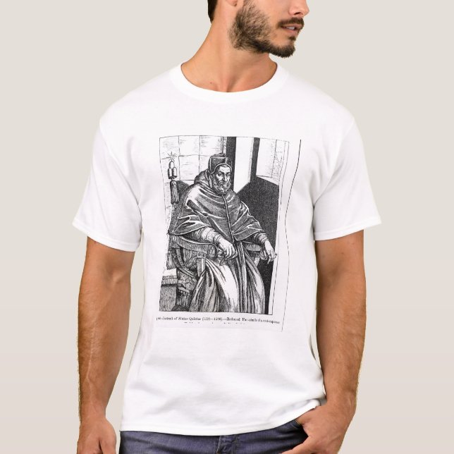 T-shirt Portrait de pape Sixtus V (Devant)