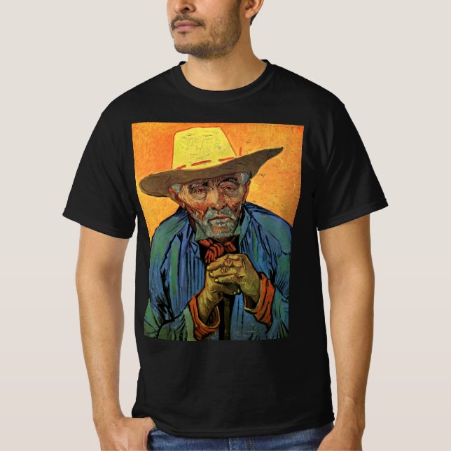 T-shirt Portrait de Patience Escalier par Vincent van Gogh (Devant)