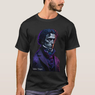 T-shirt Portrait de pianiste compositeur Frederic Chopin I