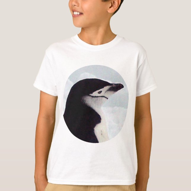 T-shirt Portrait de pingouin de jugulaire (Devant)