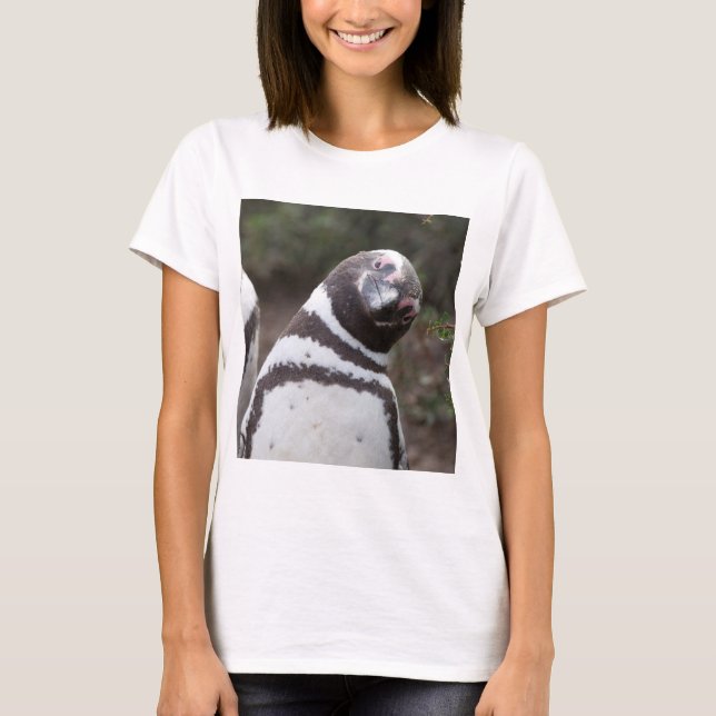 T-shirt Portrait de pingouin de Magellanic (Devant)