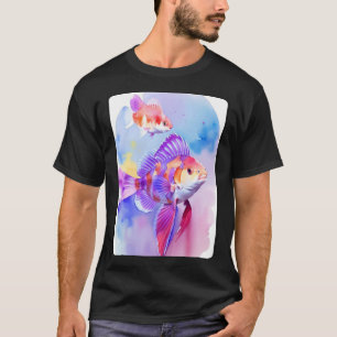 T-shirt Portrait de poisson rouge animal eau animal de com