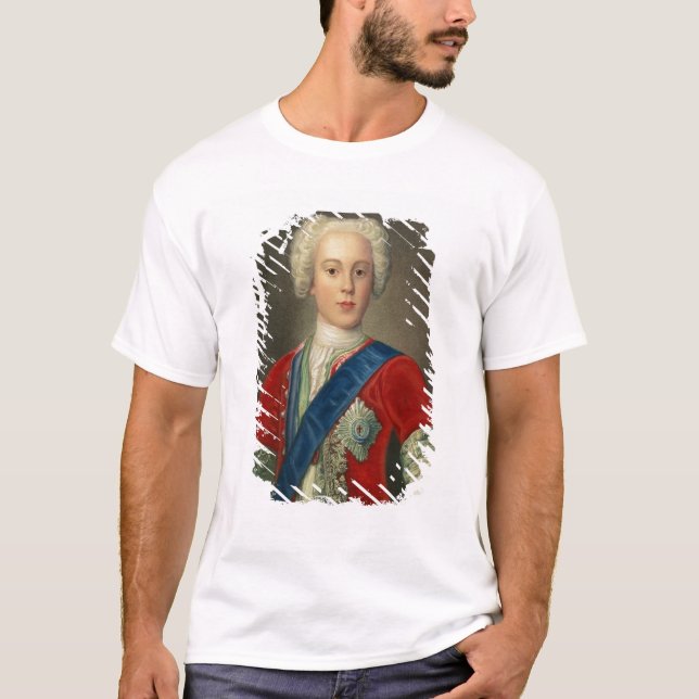 T-shirt Portrait de prince Charles Edouard (Devant)