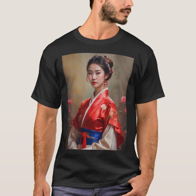 T-shirt Portrait de princesse chinoise (Devant)