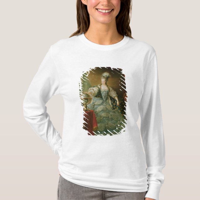 T-shirt Portrait de reine de Marie Antoinette de la France (Devant)