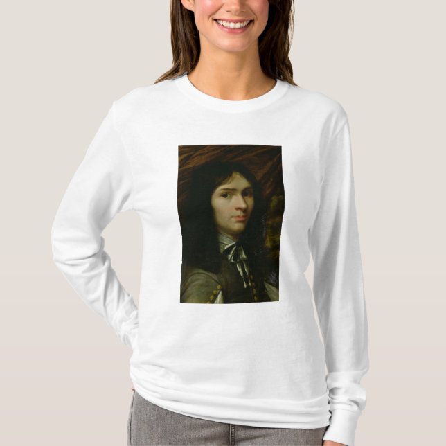 T-shirt Portrait de Rene Descartes (Devant)