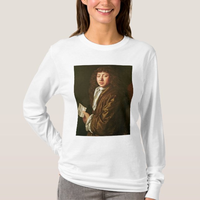 T-shirt Portrait de Samuel Pepys 1666 (Devant)
