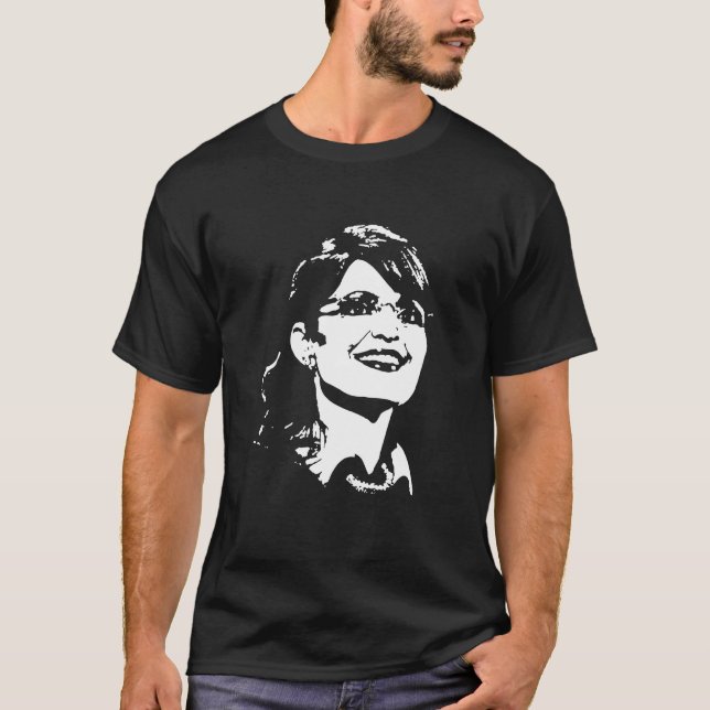 T-shirt Portrait de Sarah Palin (Devant)