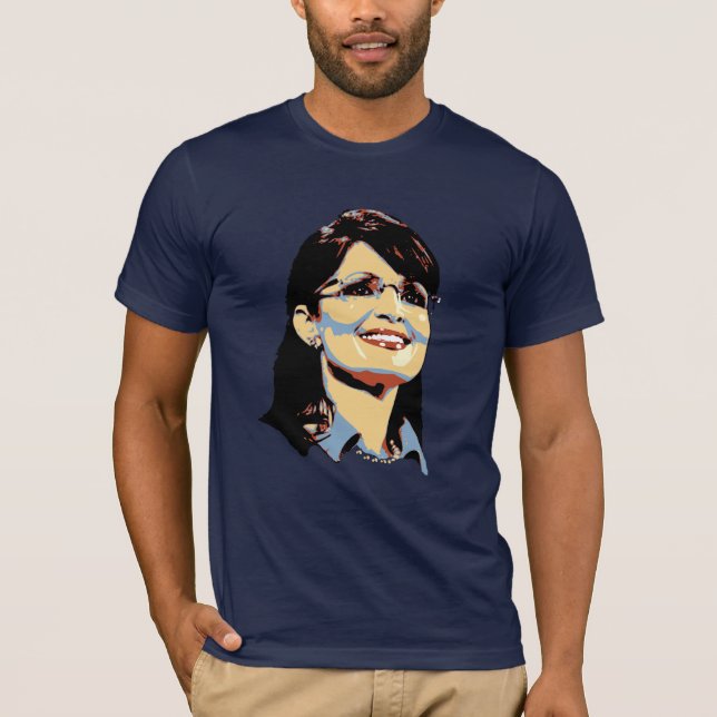 T-shirt Portrait de Sarah Palin (Devant)