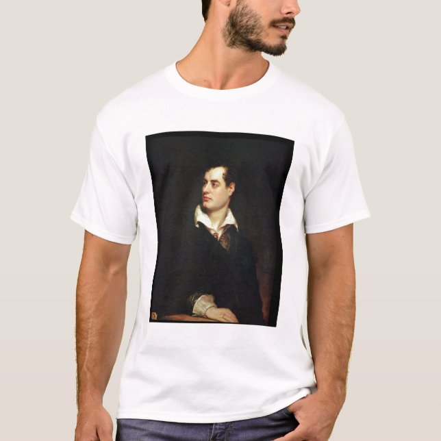 T-shirt Portrait de seigneur Byron (1788-1824) (huile sur (Devant)