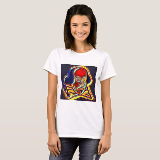 T-shirt Portrait de Shakespeare - art moderne