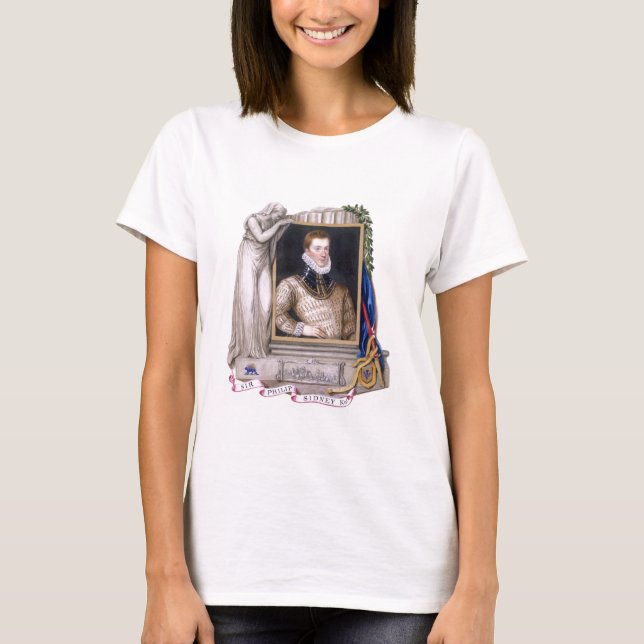 T-shirt Portrait de Sir Philip Sidney (1554-86) de 'Memo (Devant)