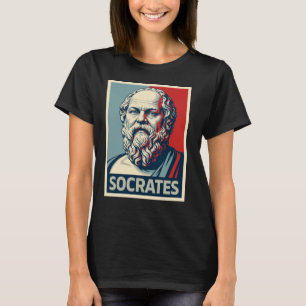 T-shirt Portrait de Socrate Pop Art