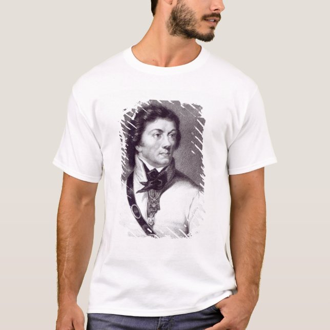T-shirt Portrait de Tadeusz Kosciuszko (Devant)
