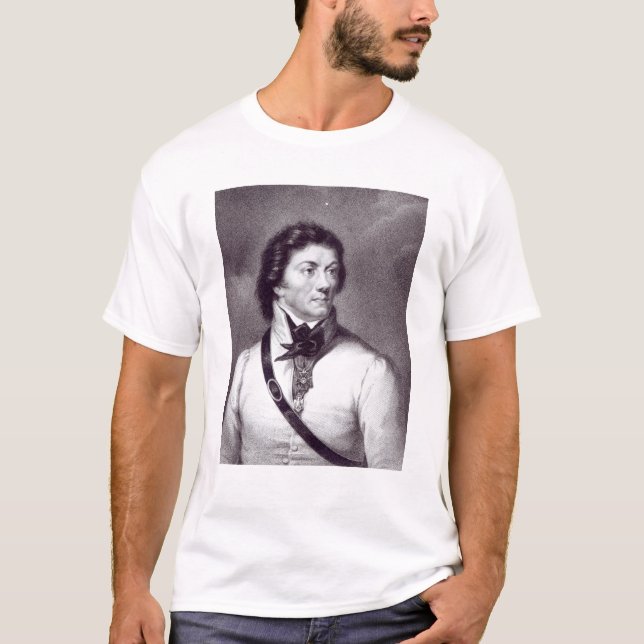 T-shirt Portrait de Tadeusz Kosciuszko (Devant)