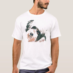 T-shirt Portrait de Terrier tibétain