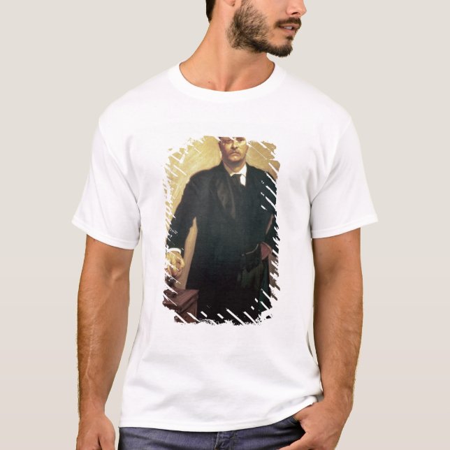 T-shirt Portrait de Theodore Roosevelt (Devant)