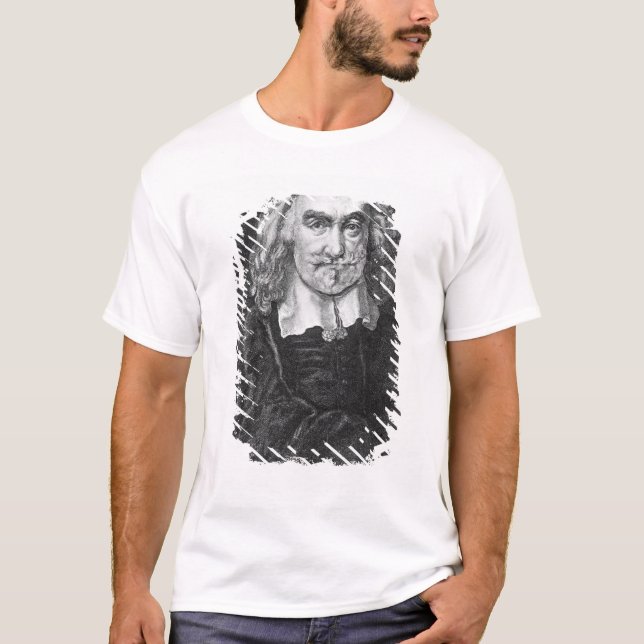 T-shirt Portrait de Thomas Hobbes (Devant)