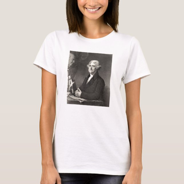 T-shirt Portrait de Thomas Jefferson (Devant)