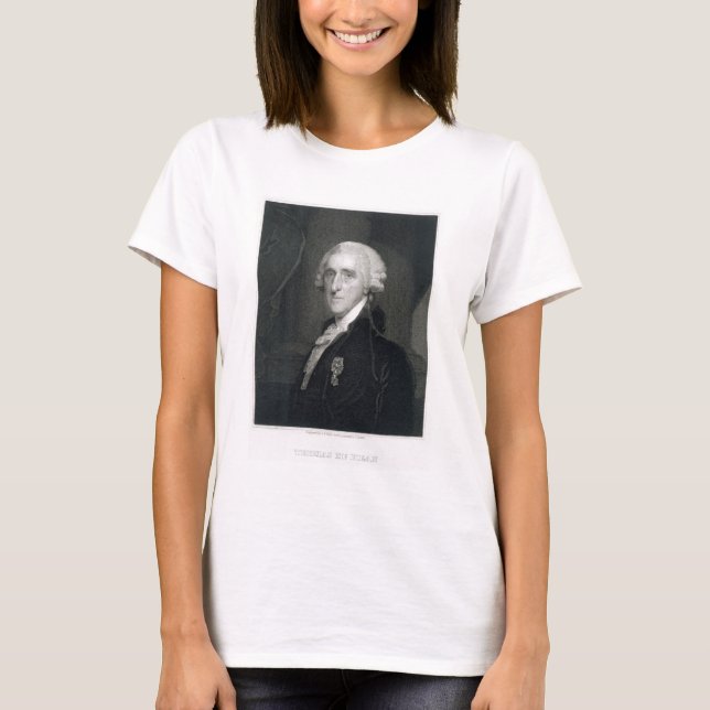 T-shirt Portrait de Thomas McKean, gravé par Thomas B. W (Devant)