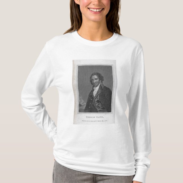 T-shirt Portrait de Thomas Paine du volume I (Devant)