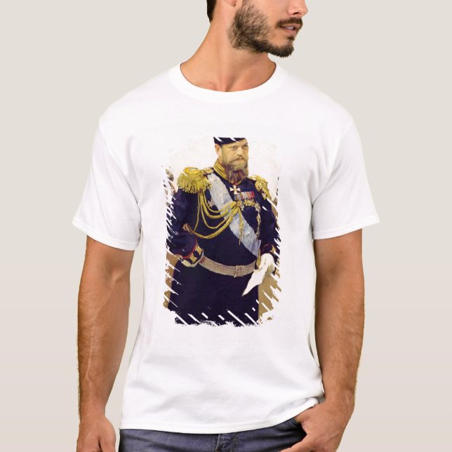 T-shirt Portrait de tsar Alexandre III, 1900 (Devant)