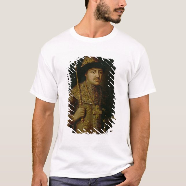 T-shirt Portrait de tsar Fyodor III Alexeevich (Devant)