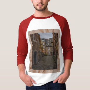 T-shirt Portrait de village Manches longues pour hommes