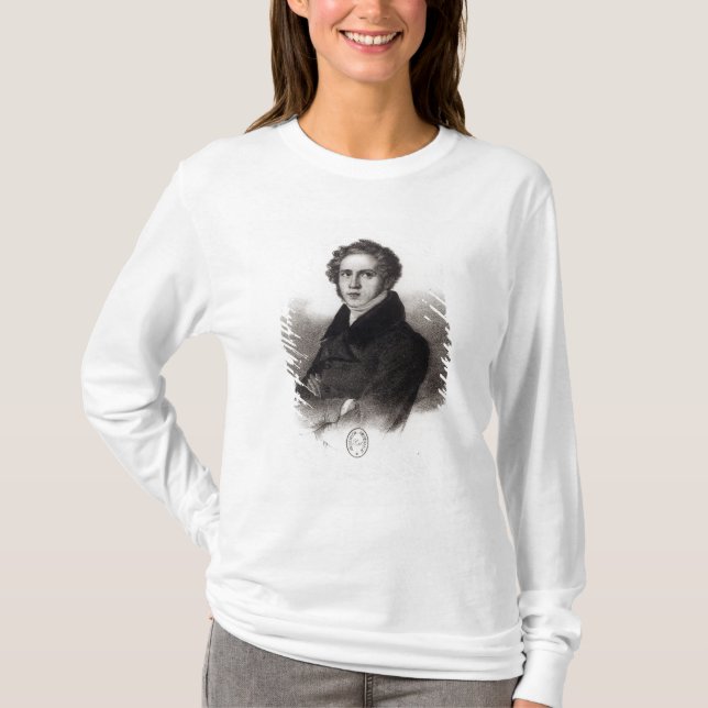 T-shirt Portrait de Vincenzo Bellini (Devant)