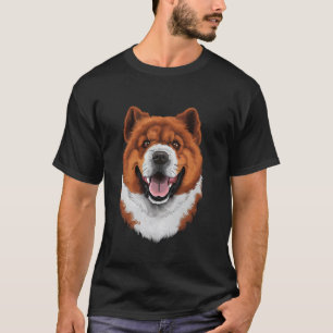 T-shirt Portrait de visage de Chow Chow Amateur de Chien