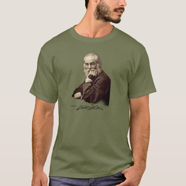 T-shirt Portrait de Walt Whitman (Devant)