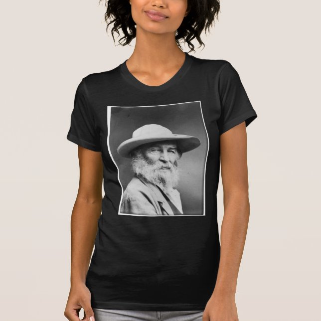 T-shirt Portrait de Walt Whitman a.k.a. La photo de quaker (Devant)