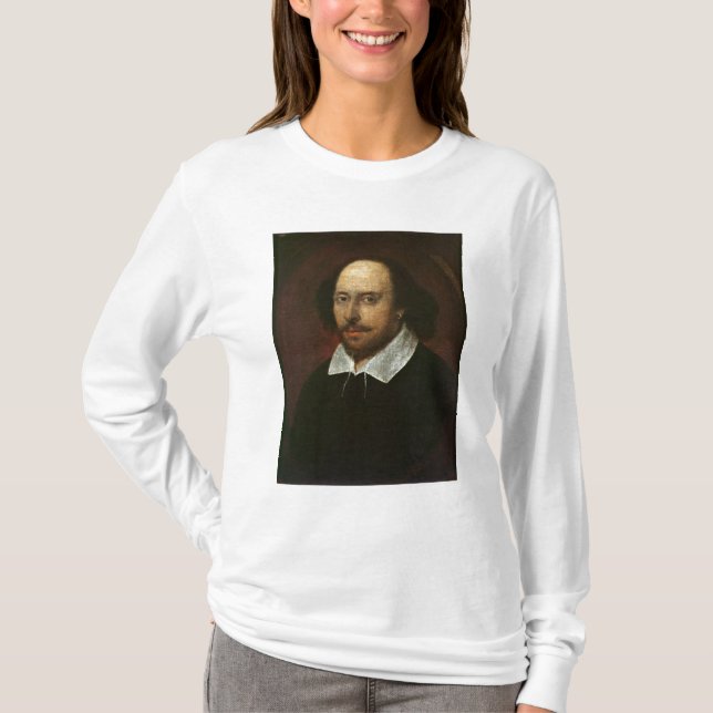 T-shirt Portrait de William Shakespeare c.1610 (Devant)