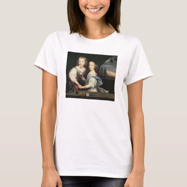 T-shirt Portrait de Winston et Arabella (1648-1730) Eglise (Devant)