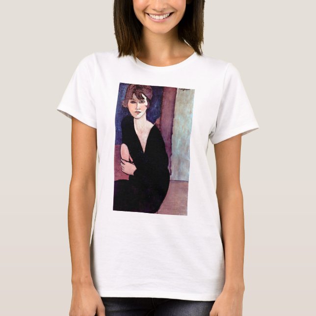 T-shirt Portrait de Woman (Devant)