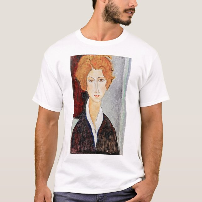 T-shirt Portrait de Woman (Devant)