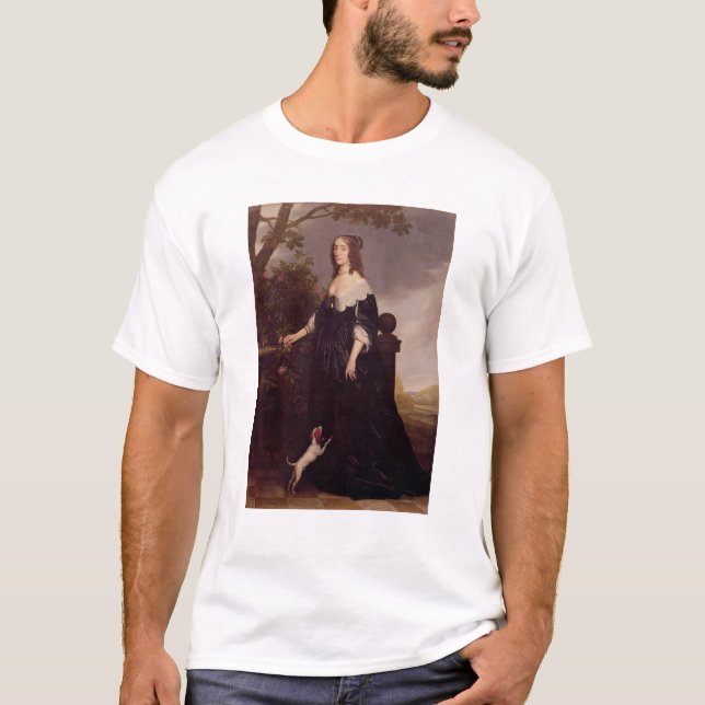 T-shirt Portrait d'Elizabeth, reine de la Bohême (Devant)
