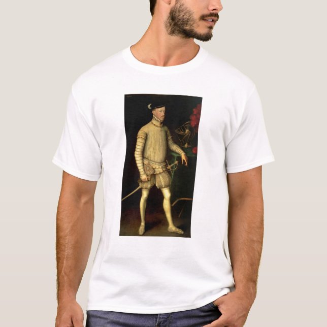 T-shirt Portrait d'empereur Maximilian II 1557 (Devant)