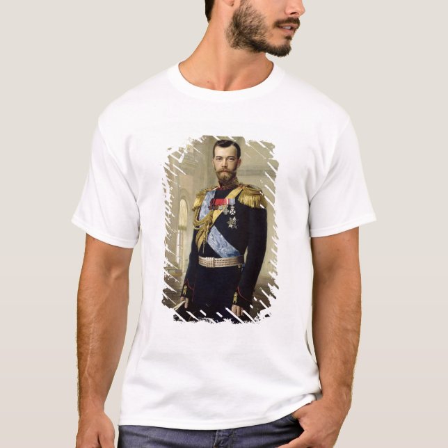 T-shirt Portrait d'empereur Nicholas II, 1900 (Devant)