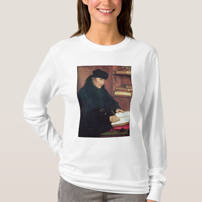 T-shirt Portrait d'Erasmus de Rotterdam (Devant)