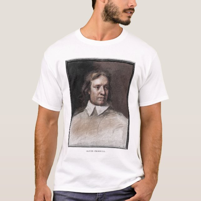 T-shirt Portrait d'Oliver Cromwell (Devant)