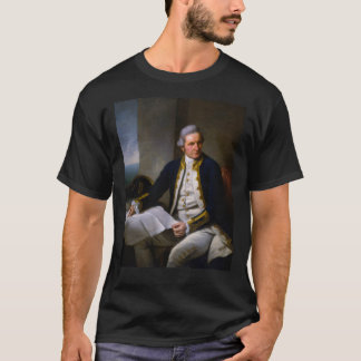 T-shirt Portrait du capitaine James Cook par Sir Nathaniel