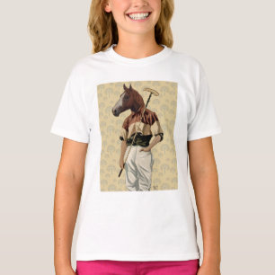 T-shirt Portrait du cheval Polo