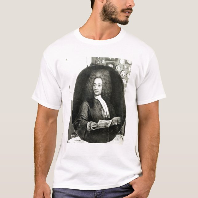 T-shirt Portrait du compositeur Tomaso Giovanni (Devant)