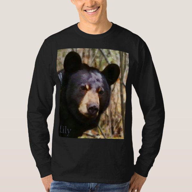 T-shirt Portrait du lis T à manches longues (Devant)