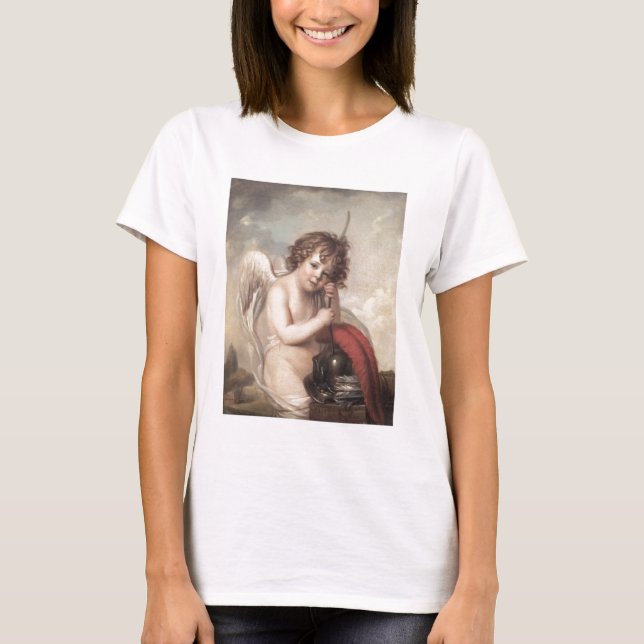 T-shirt Portrait du Maître Oswald Fawcett comme Cupidon (h (Devant)